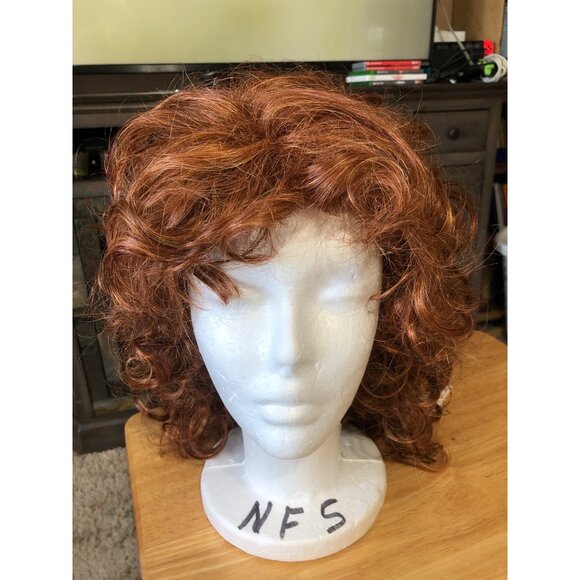 Paula Young Wig NWT Brittany Red Long Medium Curls Color 33/28 Auburn main image 4